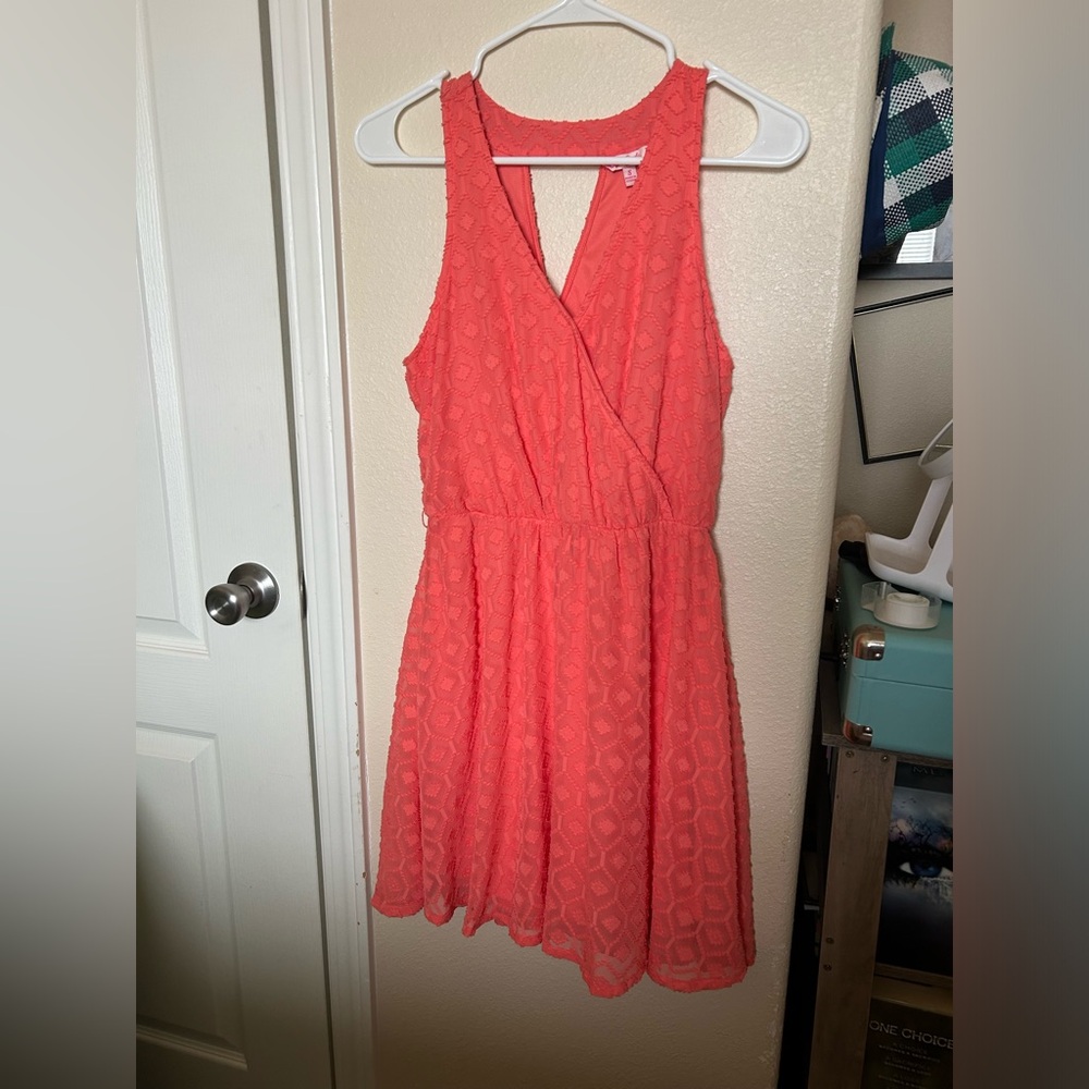 Candie’s Salmon pink small whimsical dress